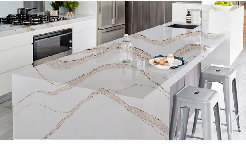 Calacatta gold quartz stone