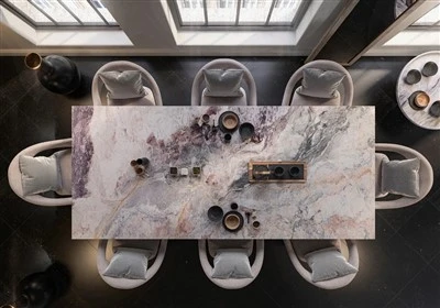 Cherry Blossom Marble|2cm hellur til að skreyta heimilið