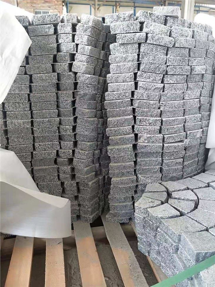 Fan Shape G654granite Paving